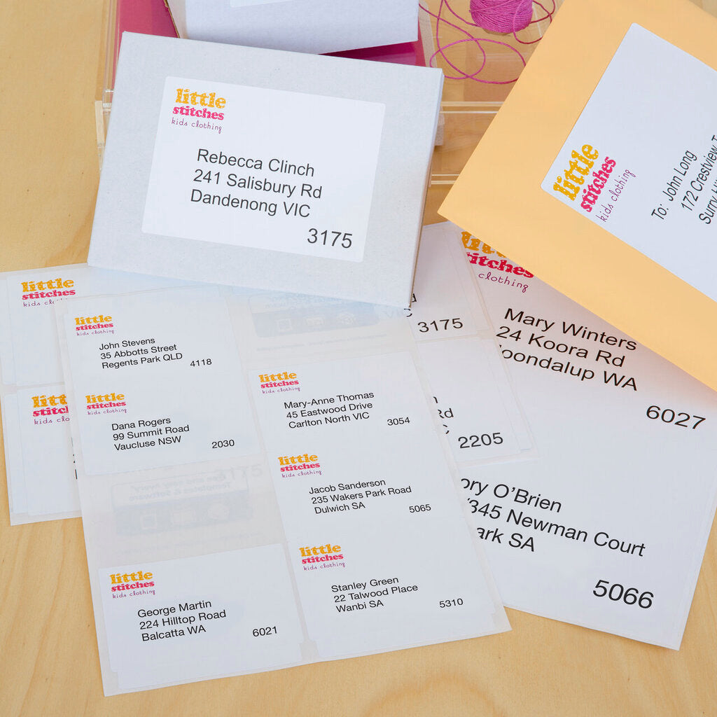 Avery International Shipping Labels A6 L7175 Clip Strip 12 Packs