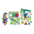 Sensory Pattern Blocks Set of 40 with Activity Cards