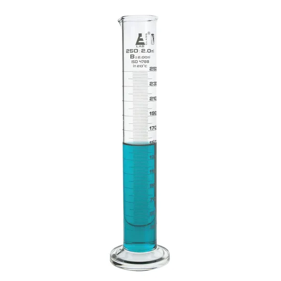 Measuring Cylinder 250ml Borosilicate Pack of 2