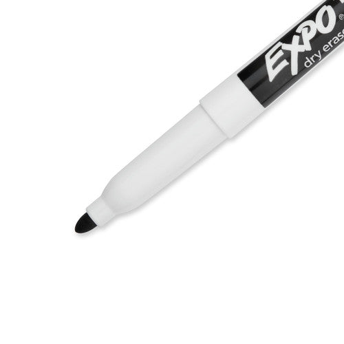 Expo Low Odour Dry Erase Whiteboard Markers Fine Tip Black Box 36