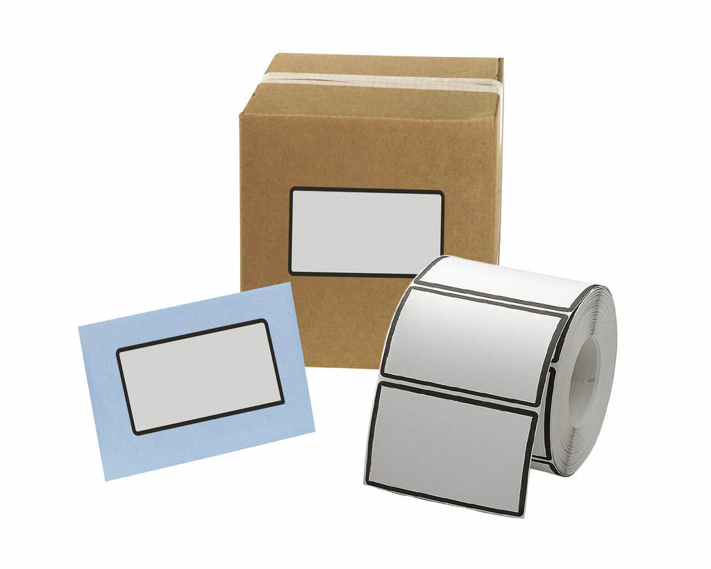 Avery Black Border Roll Address Labels 78 x 48mm 500 per Roll