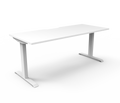 Rapidline Boost Static Single Sided Workstation 1500 x 750mm Natural White / White Satin