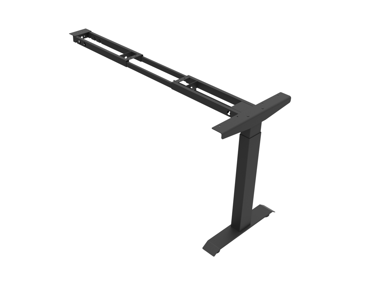 Rapidline Height Adjustable Return Frame Only Black for Boost Crank Workstation