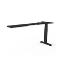 Rapidline Fixed Height Return Frame Only Black for Boost Static Workstation