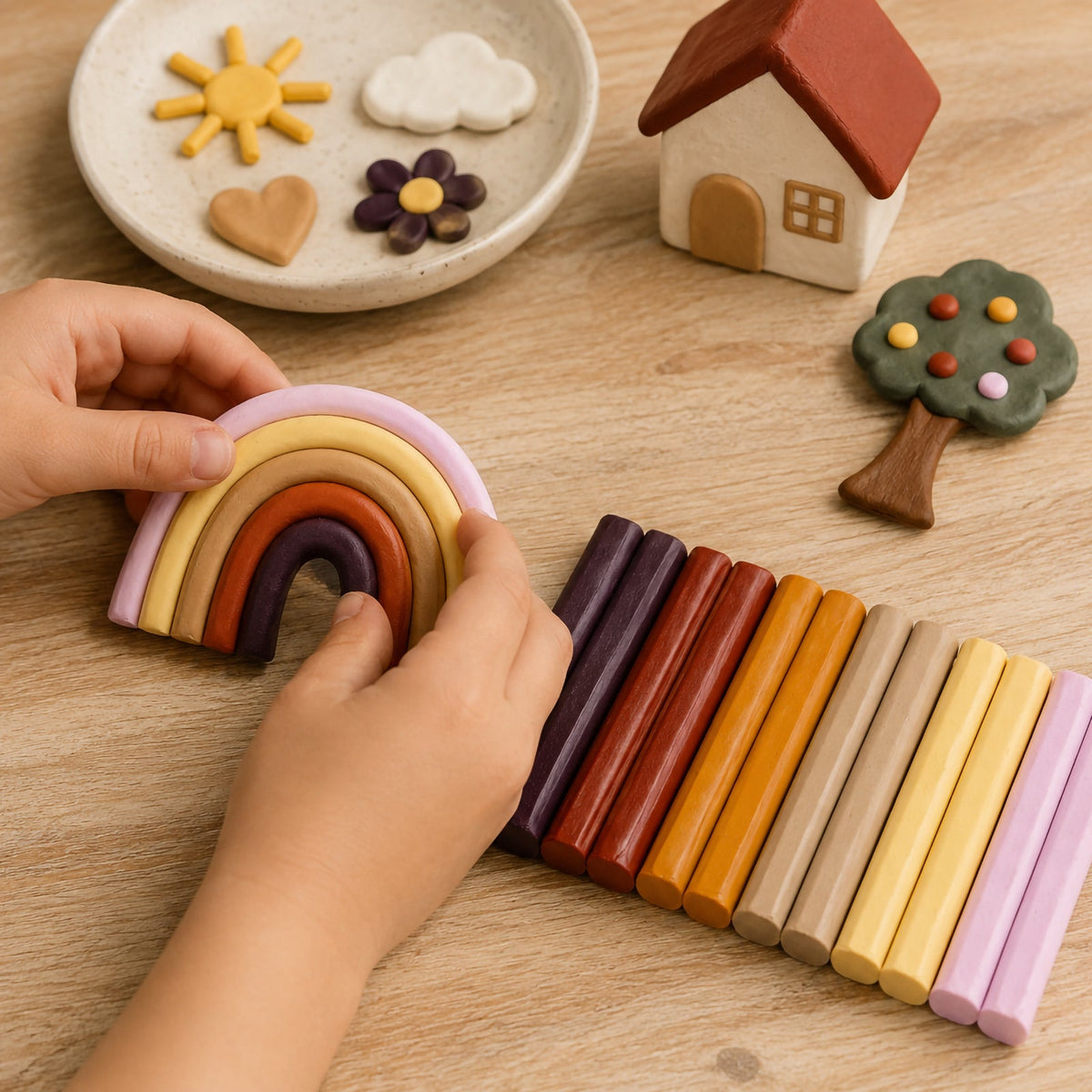Friendship Colour Modelling Clay 120g 6 Assorted Colours Set of 12