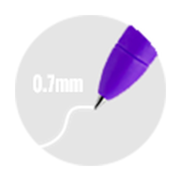 Papermate Inkjoy Retractable Gel Pen 0.7mm Blue Box of 12