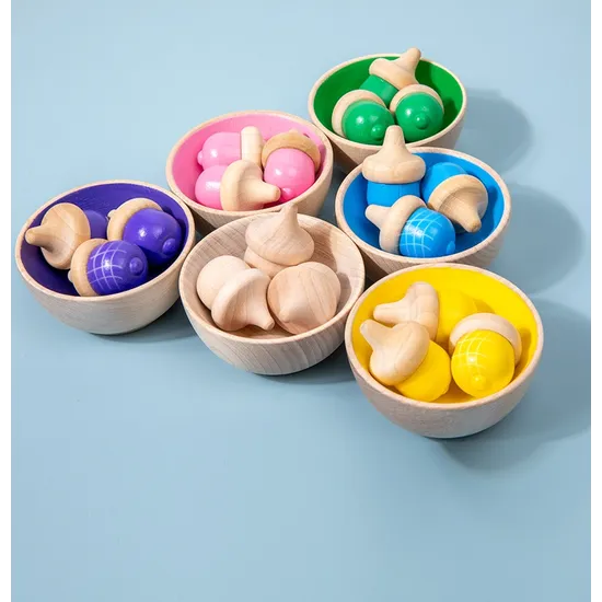 Wooden Colour Sorting Set 29 Pieces