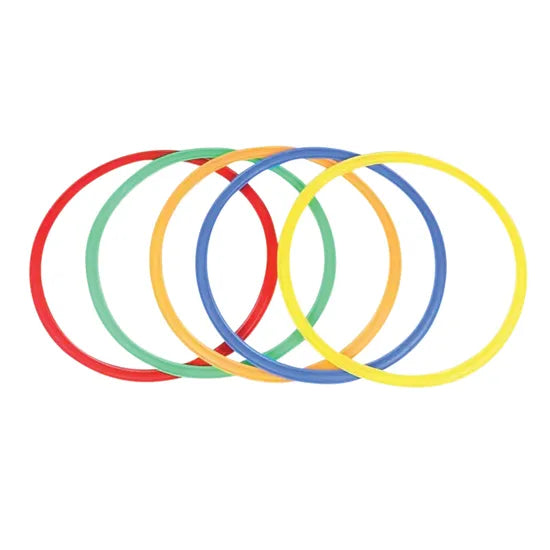 Jumping Ring Game Set 10 Colourful Rings with Activity Guide