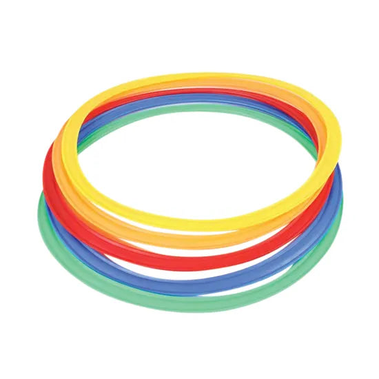 Jumping Ring Game Set 10 Colourful Rings with Activity Guide