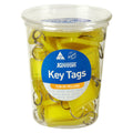 Kevron ID5 Key Tags Yellow Disposable Tub of 50
