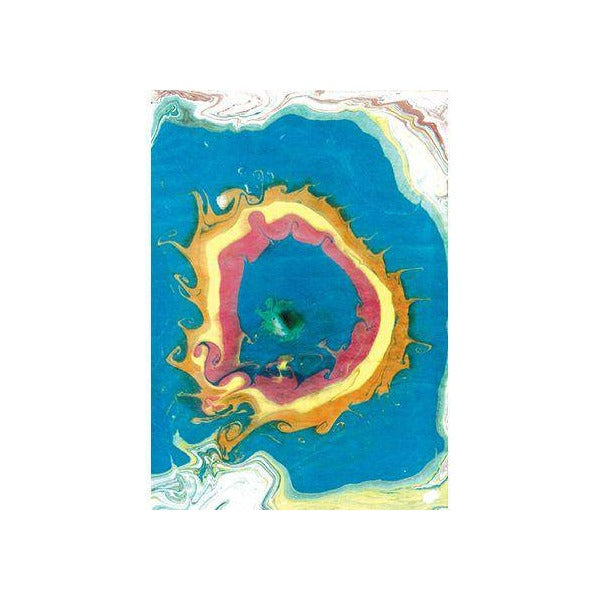 Kitamura Paper Marbling Kit 6 Colours Drop in Water and Stir Method