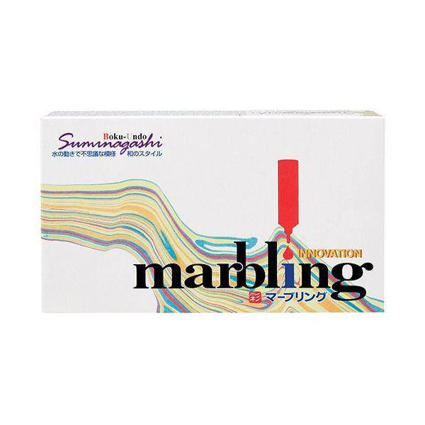 Kitamura Paper Marbling Kit 6 Colours Drop in Water and Stir Method