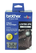 Brother LC67BK2PK Ink Cartridge Twin Pack Black 450 Pages Each