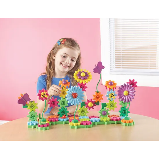 Gears Gears Gears Build and Bloom Flower 116 Pieces