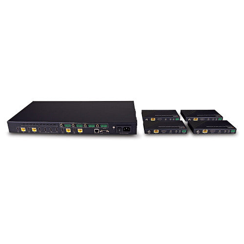 Lindy 150m Cat6 4x4 HDMI 4K60 HDBaseT Matrix Extender