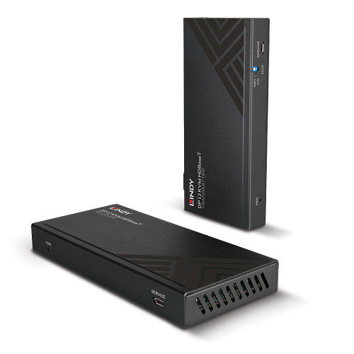 Lindy 150m Cat6 DisplayPort 1.2 HDBaseT KVM Extender USB IR and RS-232
