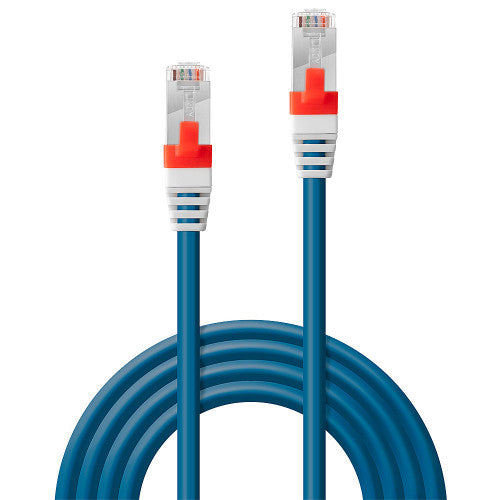 Lindy 1m Cat6A S/FTP LSZH Gigabit Network Cable Blue