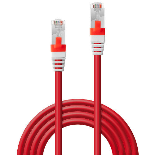 Lindy 1m Cat6A S/FTP LSZH Gigabit Network Cable Red
