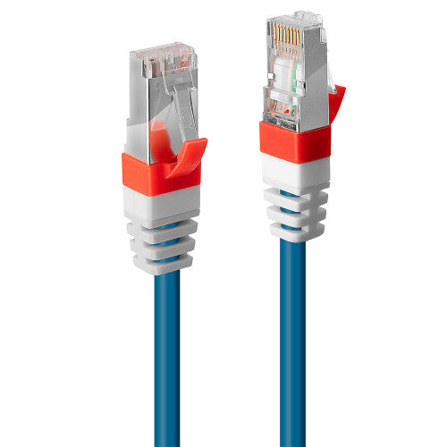 Lindy 2m Cat6A S/FTP LSZH Gigabit Network Cable Blue