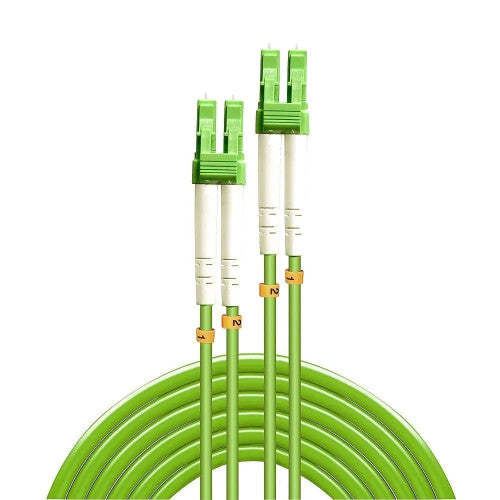 Lindy 2m Fibre Optic Cable LC-LC OM5 Lime Green