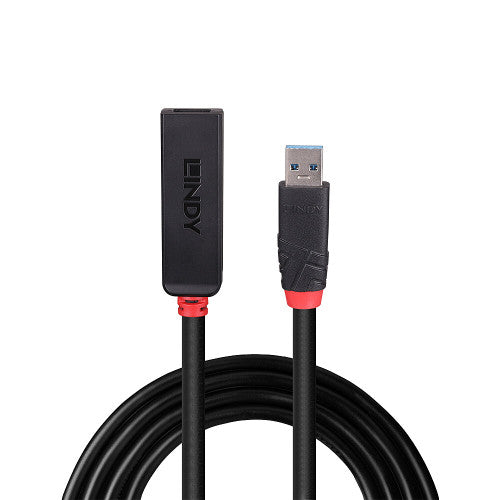 Lindy 3m USB 3.0 Active Extension Slim Black