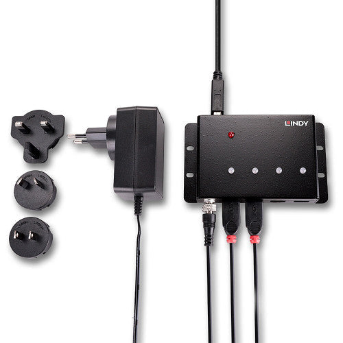Lindy 4 Port USB 3.0 Metal Hub