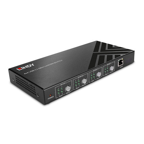 Lindy 4x4 USB 3.2 Gen 1 Matrix Switch