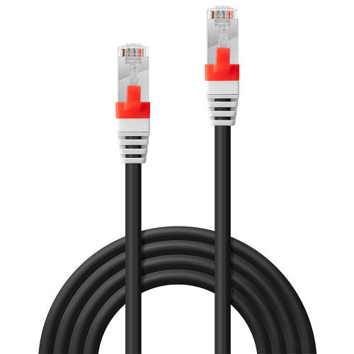 Lindy 7.5m Cat6A S/FTP LSZH Gigabit Network Cable Black