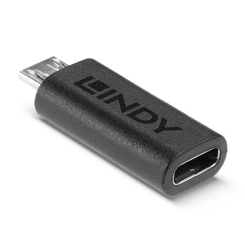 Lindy USB 2.0 Type Micro-B Male to C Female Adapter