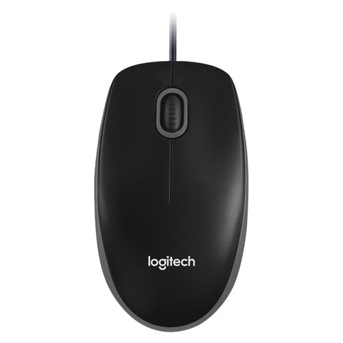 Logitech B100 USB Wired Mouse Black
