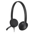 Logitech H340 Wired USB-A Headset Black