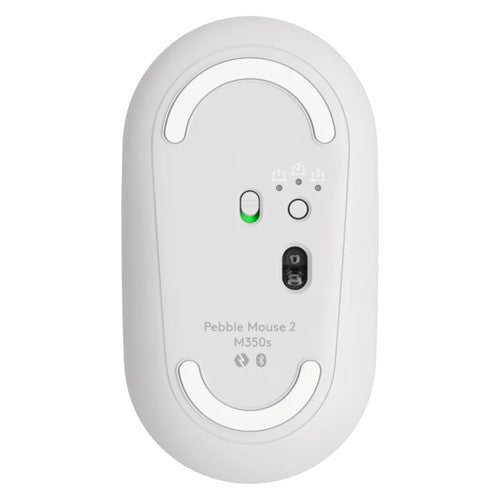 Logitech M350S Pebble Mouse 2 Tonal White
