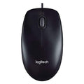Logitech M90 USB Wired Mouse Black