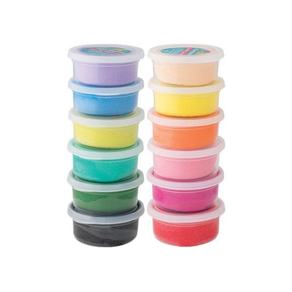Paper Magiclay 240g Candy Colours 12 Canisters 20g Each Air Drying Clay