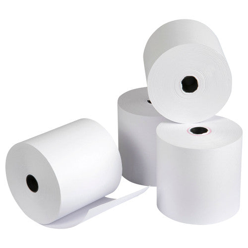 Cash Register Calculator Rolls Lint Free 57 x 57mm White Pack of 8