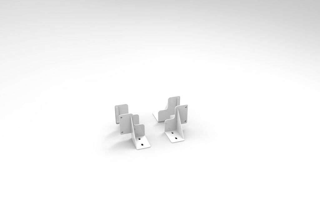 Rapidline Screen Bracket Set of 4 Only White for Boost Plus Workstation