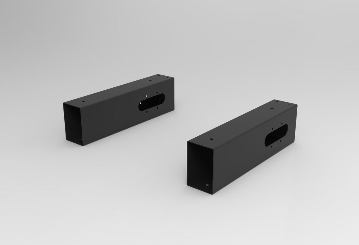 Rapidline Cable Tray and Screen Mounting Arm Set of 2 Only Black for Boost Plus Workstation