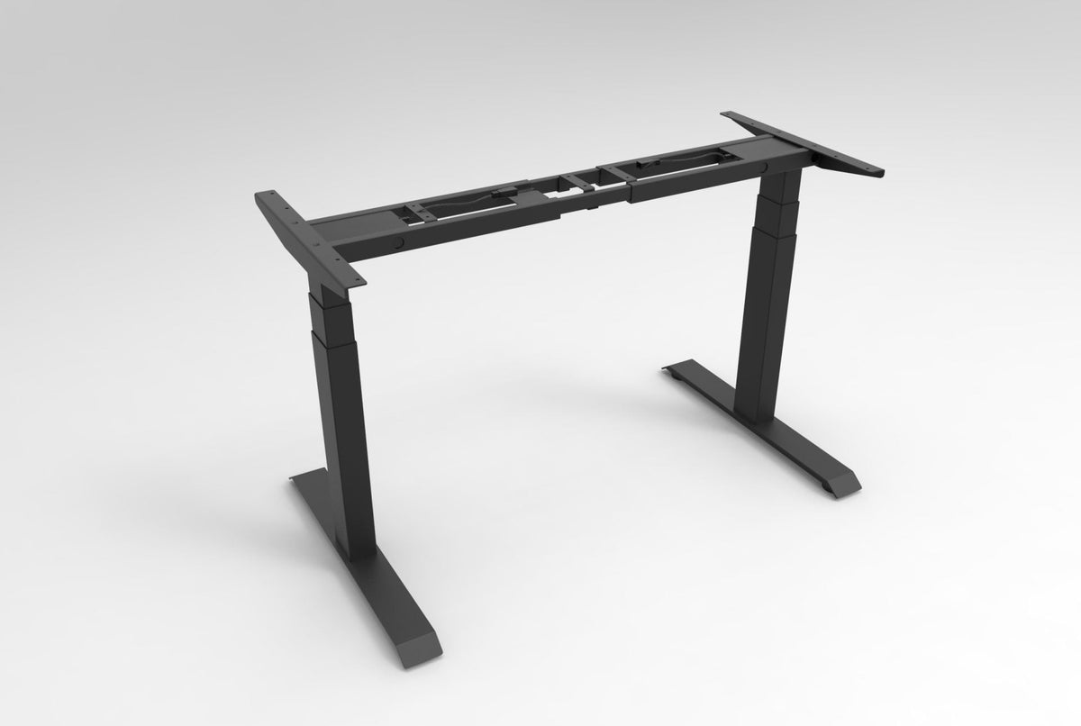 Rapidline Height Adjustable Frame Only Black for Boost Plus Single Sided Workstation