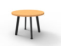 Rapidline Eternity Round Coffee Table 600mm Diameter Beech / Black