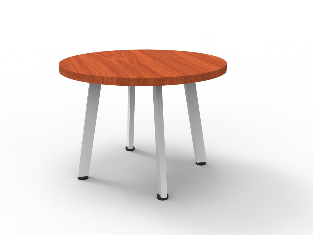 Rapidline Eternity Round Coffee Table 600mm Diameter Cherry / White