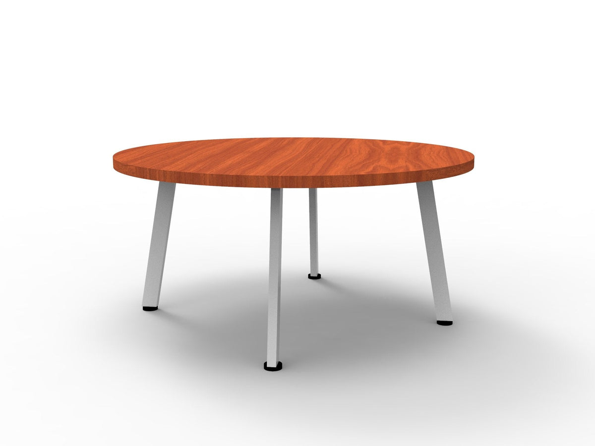 Rapidline Eternity Round Coffee Table 900mm Diameter Cherry / White