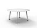 Rapidline Eternity Round Coffee Table 500mm Diameter Natural White / White