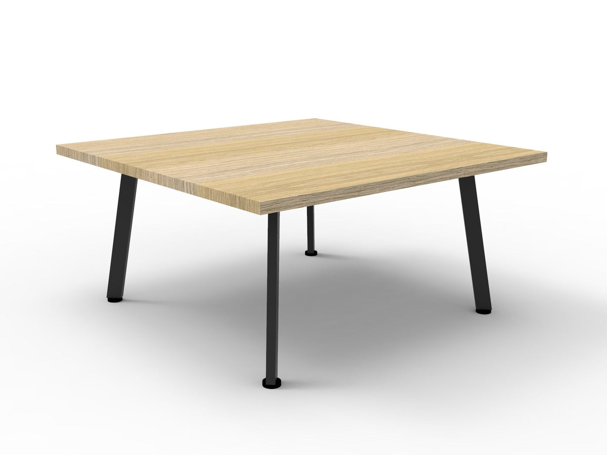 Rapidline Eternity Square Coffee Table 900 x 900mm Natural Oak / Black