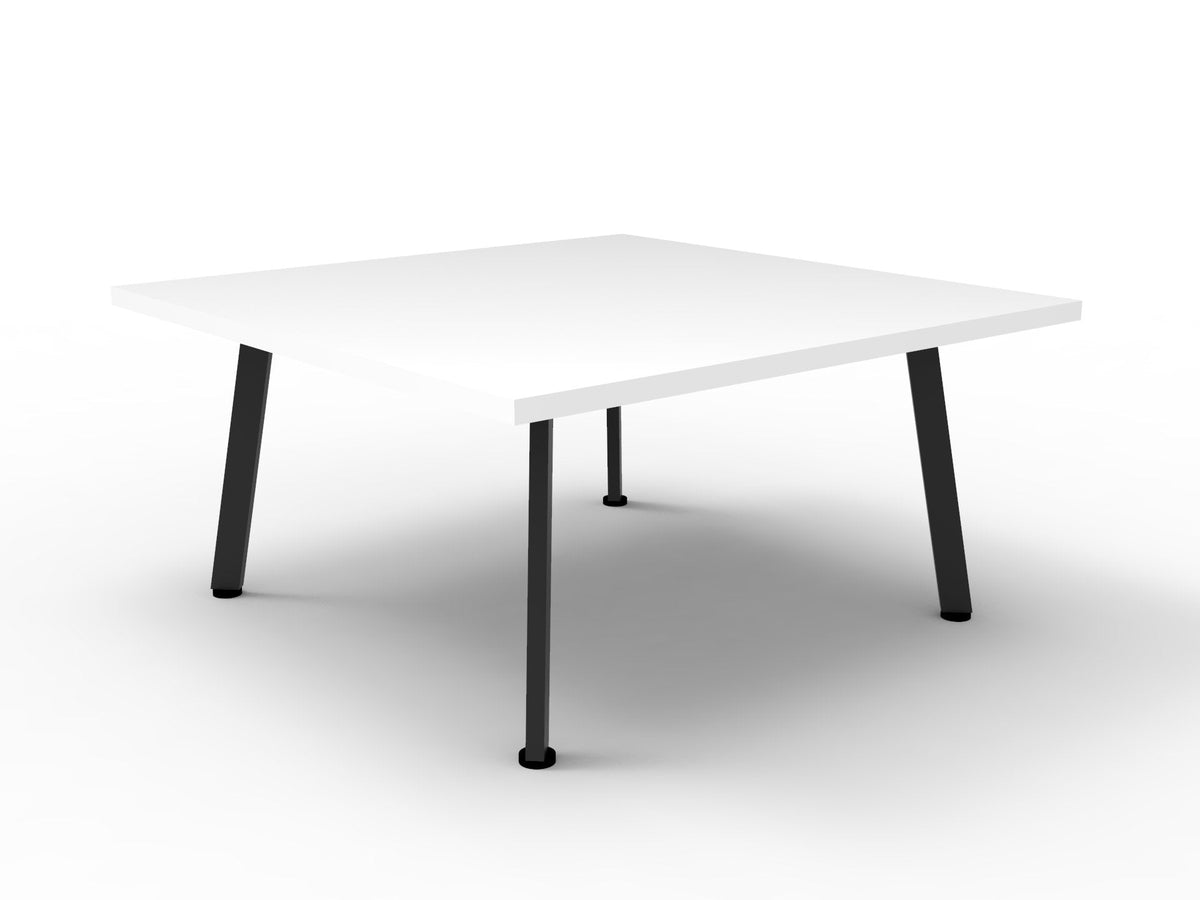 Rapidline Eternity Square Coffee Table 900 x 900mm Natural White / White