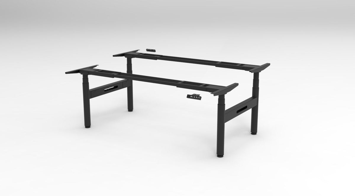 Rapidline Height Adjustable Frame Only Black for Halo Plus Back to Back Workstation