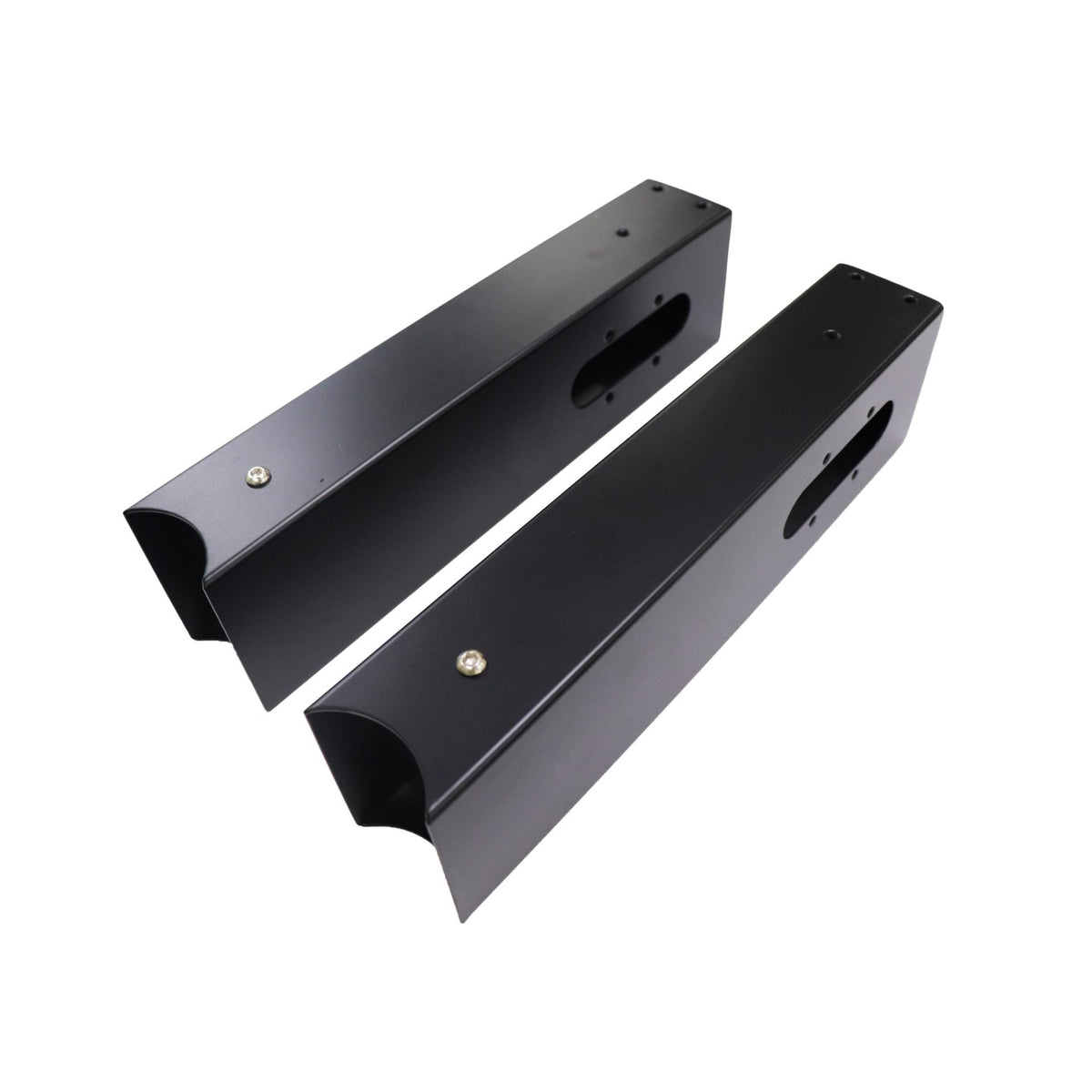 Rapidline Cable Tray and Screen Mounting Arm Set of 2 Only Black for Halo Plus Single Sided Workstation