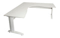 Rapidline Rapid Span Corner Workstation 1800 x 1500 x 700mm Natural White / White Satin