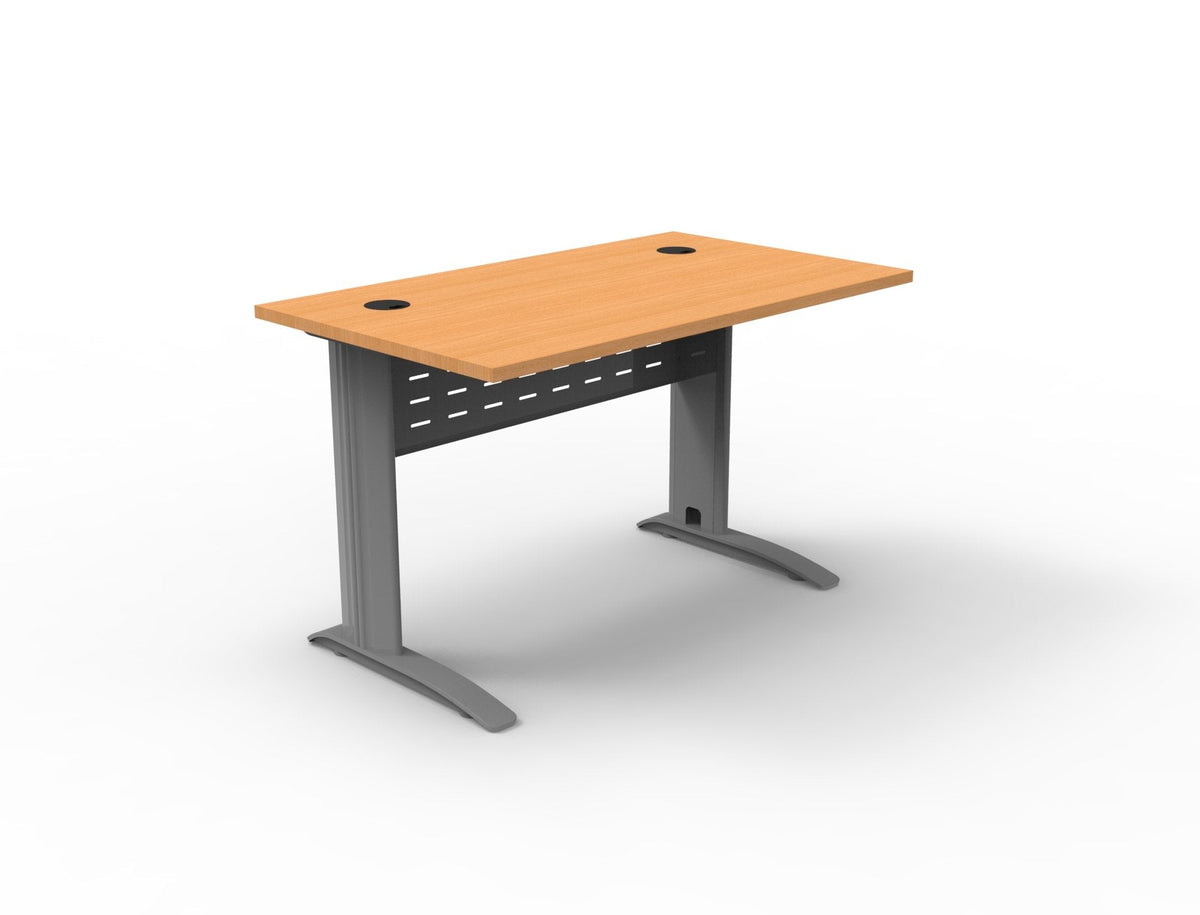 Rapidline Rapid Span C Leg Open Workstation 1200 x 700mm Beech / Precious Silver