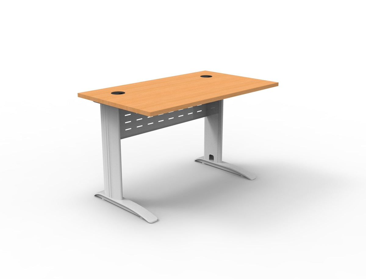 Rapidline Rapid Span Open Workstation 1200 x 700mm Beech / White Satin