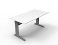 Rapidline Deluxe Rapid Span Open Workstation 1800 x 750mm Natural White / Precious Silver